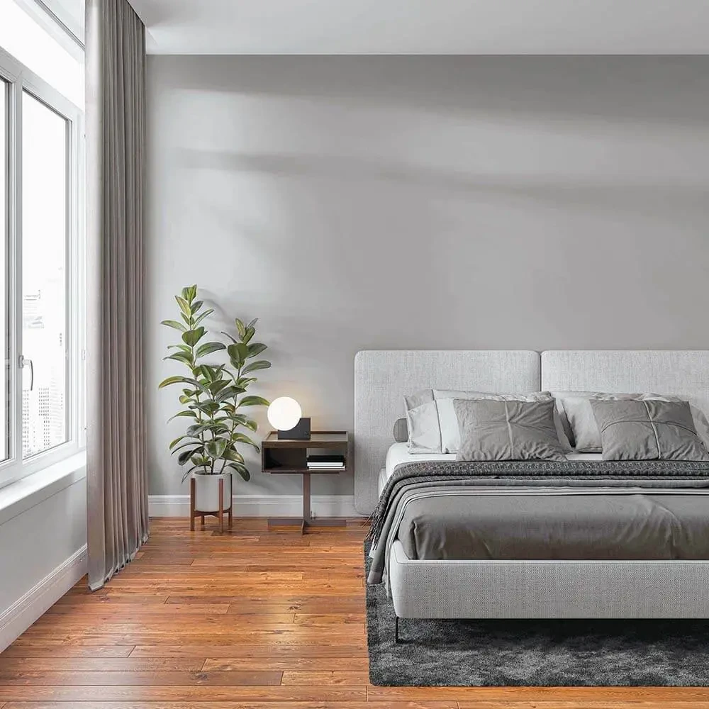 3 BHK with study bedroom render — Nikoo Homes 8 3 BHK + Study